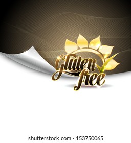 Gluten free design. Elegant luxury design. 
