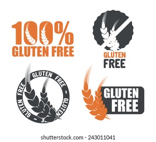 gluten free design, vector illustration eps10 graphic 