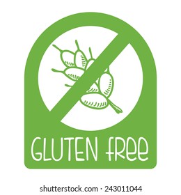 gluten free design, vector illustration eps10 graphic 