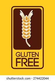 gluten free design, vector illustration eps10 graphic 