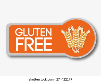 gluten free design, vector illustration eps10 graphic 