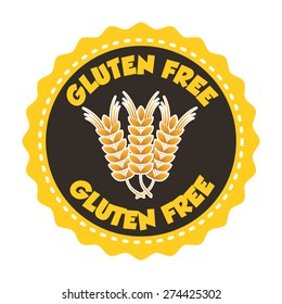 gluten free design, vector illustration eps10 graphic 