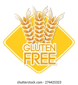 gluten free design, vector illustration eps10 graphic 