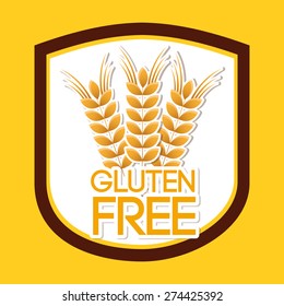 gluten free design, vector illustration eps10 graphic 