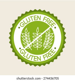 gluten free design, vector illustration eps10 graphic 