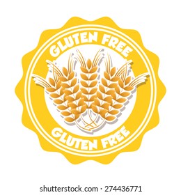gluten free design, vector illustration eps10 graphic 