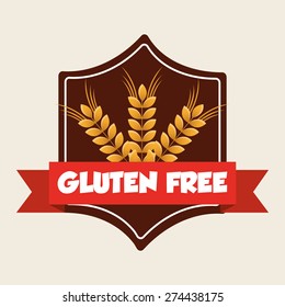 gluten free design, vector illustration eps10 graphic 