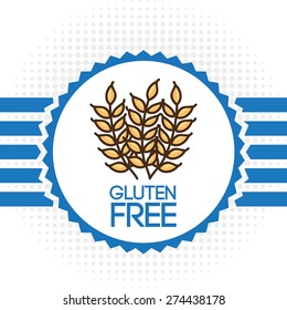 gluten free design, vector illustration eps10 graphic 