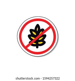 gluten free doodle icon, vector illustration