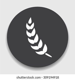 Gluten free icon. gluten button