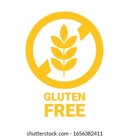 Gluten Free Icon. Isolated No Grain Symbol. Vector