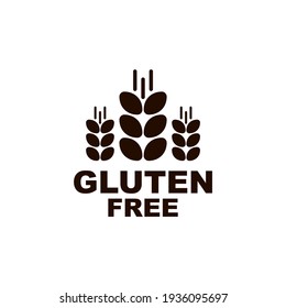 gluten free icon on white background