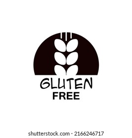 gluten free icon on white background