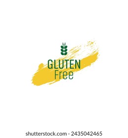 gluten free icon on white background
