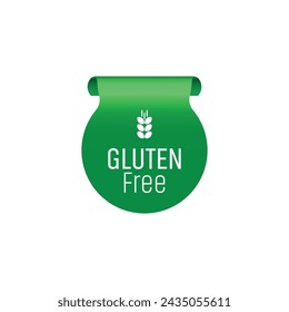 gluten free icon on white background