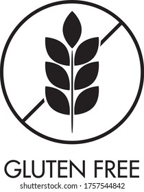 Icono libre de gluten. Diseñado especialmente para la visualización de tamaño reducido