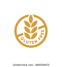 gluten free icon symbol vector design