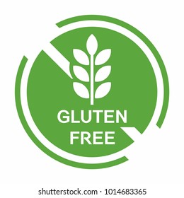 	
Gluten free icon. Vector 
