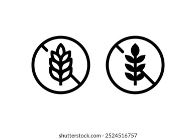 Gluten free icon. Vector icon design.