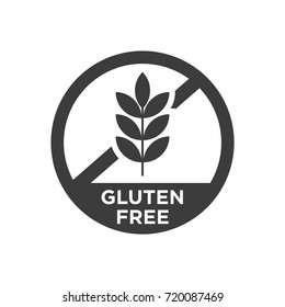 Gluten free icon. Vector illustration.