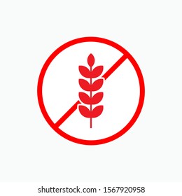 Gluten Free Icon - Vector, Sign and Symbol for Design, Presentation, Website or Apps Elements.
