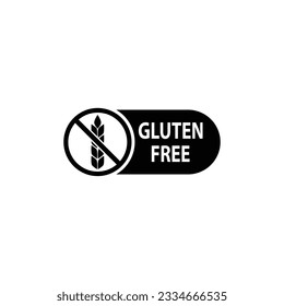 gluten free icon vector sign