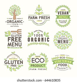 Gluten free icon, vector gluten free sign isolated over white background. Healthy food vector illustration