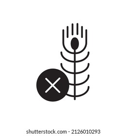 Gluten Free Icons Symbol Vector Elements For Infographic Web