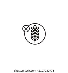 Gluten Free Icons  Symbol Vector Elements For Infographic Web