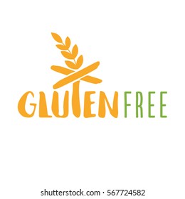 Gluten Free Logo Vector Stock Vector (Royalty Free) 567724582 ...