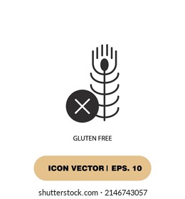 Gluten Free Menu Icons  Symbol Vector Elements For Infographic Web