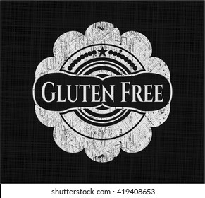 Gluten Free on chalkboard