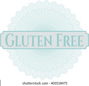 Gluten Free rosette (money style emplem)
