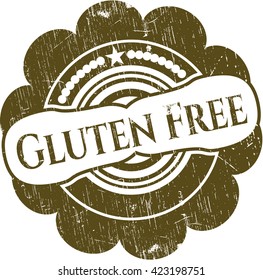 Gluten Free rubber grunge seal