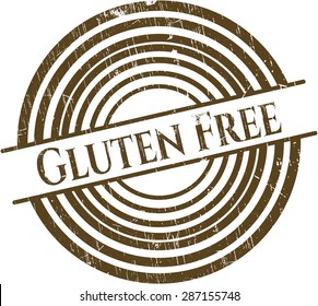 Gluten Free rubber stamp