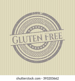 Gluten Free rubber stamp