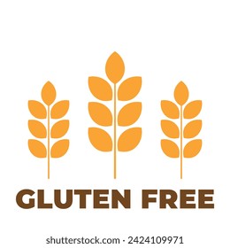 Gluten Free sign icon vector illustration