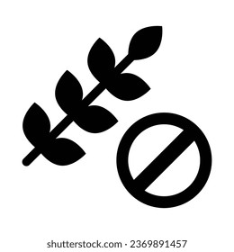 Gluten Free Vector Glyph Icon For Personal And Commercial Use.
