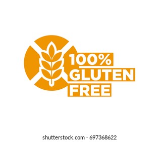 Gluten free vector icon. 