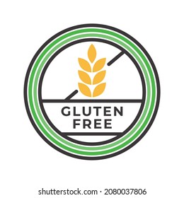 Gluten free vector icon Isolated