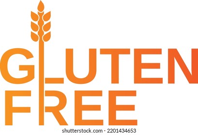 Gluten free vector image for label creation