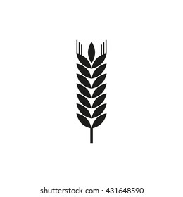 Gluten free vector label sign