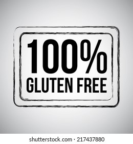 gluten graphic design. Vector illustration. 