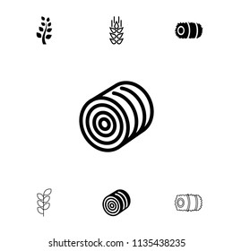 Gluten icon. collection of 7 gluten filled and outline icons such as hay. editable gluten icons for web and mobile.