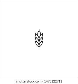 Gluten line icon design 1 