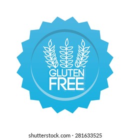 gluten product design, vector illustration eps10 graphic 