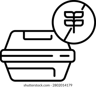 Gluten-Free Option Illustration vector Icon Design
