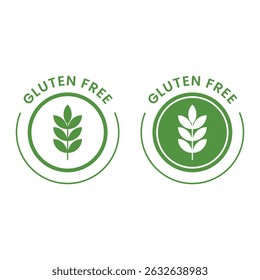 Gluten-free vector icon  illustration symbols isolated on white background 