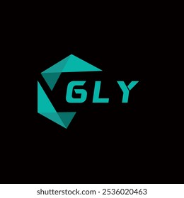 GLY logotipo de letra minimalista criativo. GLY vetor exclusivo iniciais alfabeto letra logotipo design
