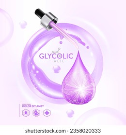 glycolic acid serum Skin Care Cosmetic